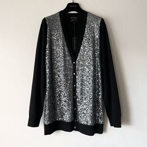 L’wren Scott Sequin panel long Cardigan x banana republic